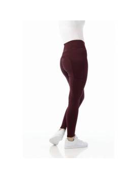 pantalón de montar lily de equitheme granate