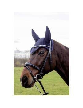caballo con Orejeras antisonido HKM azul