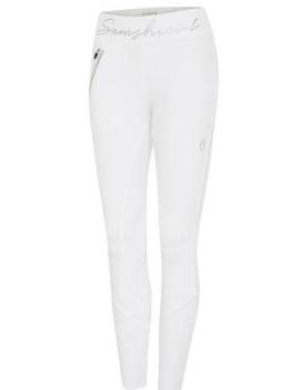 pantalones blancos competición equitación mujer tipo leggins samshield tessa