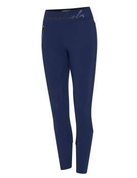 pantalones equitación mujer tipo leggins azul marino samshield tessa