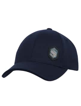 gorra de samshield con logotipo en swwarovkies en azul marino