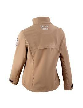 chaqueta beige ikonic ikosport mujer
