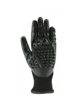 guantes goma pelo caballo negro