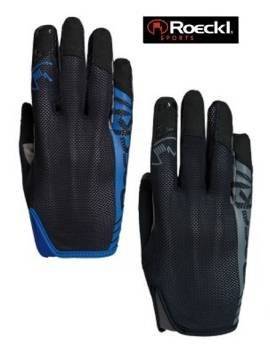 Guantes ROECKL TORINO JUNIOR negro y azul