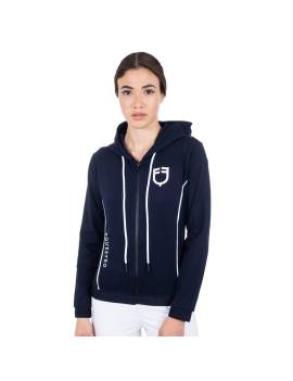sudadera equestro azul marino mujer