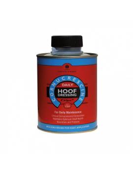bote con pincel Cornucrescine Daily Hoof Dressing 500ml