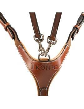parte pecho pechopetral caballo correa cincha y puente ajustable ikonic modelo trotter
