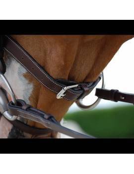 cierre muserola Cabezada de montar ahogadero con mosqueton de dyon working collection WOJBHA