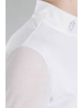 cuello y brazo Polo competición SAMSHIELD mod CELIE blanco