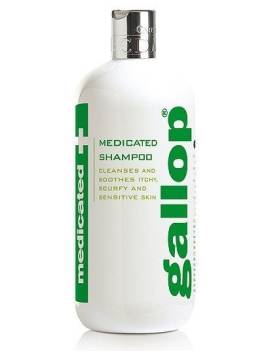 Champú medicado con antiséptico para el caballo