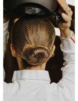 Red equitación para el pelo