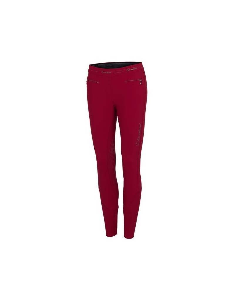 leggins de montar samshield alpha rojo