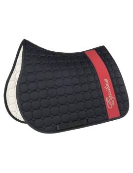 Mantilla equiline capri negra y roja