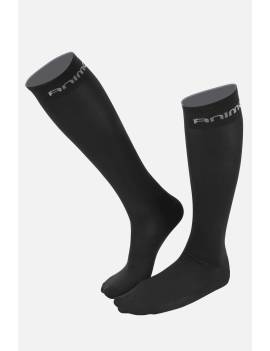 Calcetines de equitación ANIMO ITALIA TROPICAL NEGRO