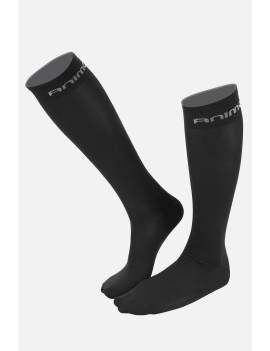 Calcetines de equitación ANIMO ITALIA TROPICAL NEGRO