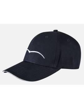 gorra animo vaniz azul con logo blanco