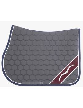 Mantilla ANIMO ITALIA WISH GRIS CON LOGO BLANCO Y FONDO GRANATE