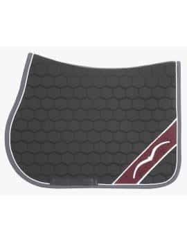 Mantilla ANIMO ITALIA WISH NEGRA CON LOGO BLANCO Y FONDO GRANATE