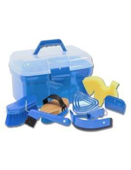 Caja de limpieza completa para niños azul