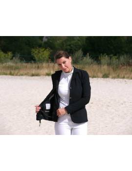 detalles cierre chaqueta para airbag HELITE zip in 2