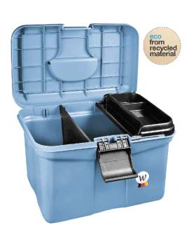 Caja de limpieza equitación azul celeste waldhausen