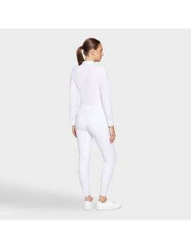 PARTE TRASERA Pantalón de equitación blanco competición equitación samshield impermeables margaux