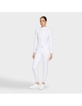Pantalón de equitación blanco competición equitación samshield impermeables margaux