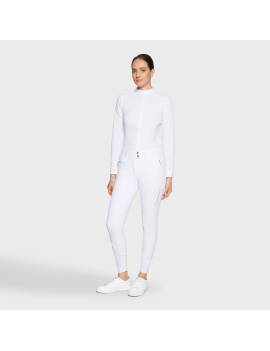 Pantalón de equitación blanco competición equitación samshield impermeables margaux