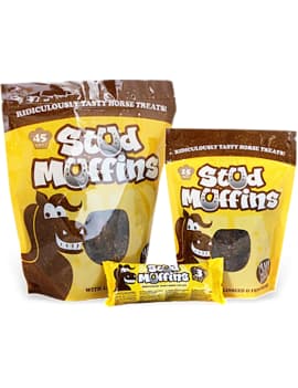bolsas de todos los tamaños de stud muffins para el caballo