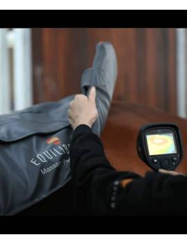 demostracion calor Manta masaje EQUILIBRIUM XL caballo