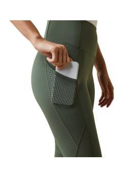 Leggins de equitación mujer ariat modelo breath verde bosque