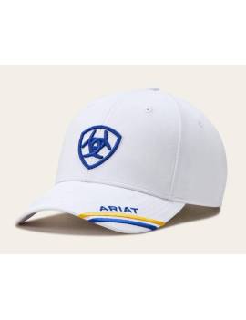 Gorra equitación ARIAT SHIELD PERFORMANCE blanca