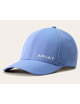 gorra equitación ariat rejilla azul celeste