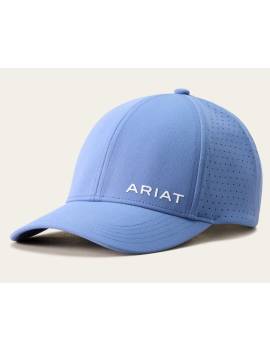 gorra equitación ariat rejilla azul celeste