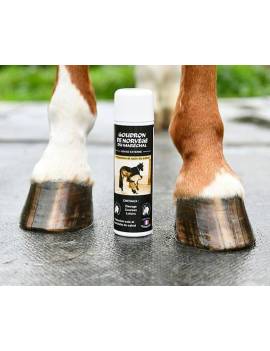 Spray Alquitrán para cascos usado en los cascos