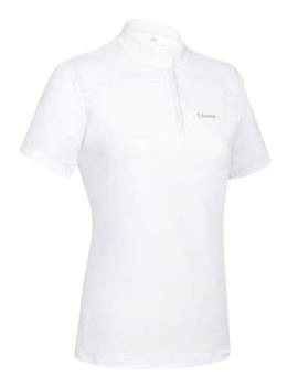 polo de concurso samshield modelo JEANNE blanco 2