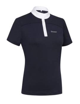 polo de concurso samshield modelo JEANNE AZUL MARINO 2