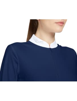 Parte superior polo de concurso samshield louane azul marino