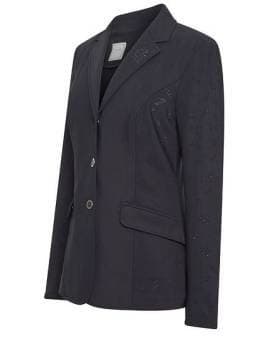 americana de concurso equitación mujer aireada samshield alix air color negro