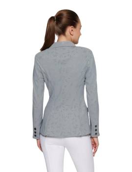 espalda americana de concurso equitación mujer aireada samshield alix air color gris