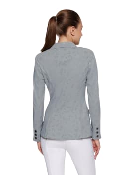espalda americana de concurso equitación mujer aireada samshield alix air color gris