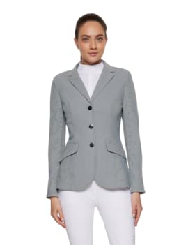americana de concurso equitación mujer aireada samshield alix air gris