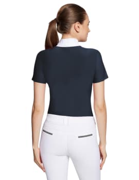 espalda Polo de concurso SAMSHIELD carlotta manga corta SS25