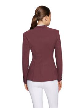 Espalda Americana competición equitación granate mujer samshield louiselle