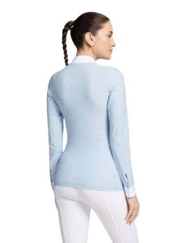 espalda Polo de concurso SAMSHIELD LOUISON AIR azul celeste