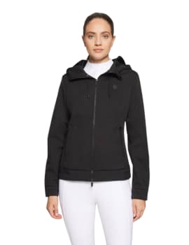 Sudadera SAMSHIELD VICTORIA negra parte frontal