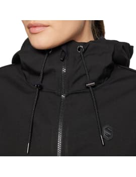 detalles cuello Sudadera SAMSHIELD VICTORIA negra