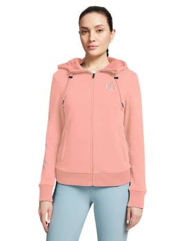mujer con sudadera samshield berenice coral