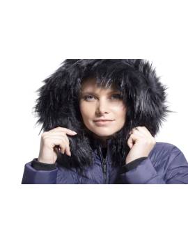 capucha chaqueta plumón de samshield para montar color azul marino