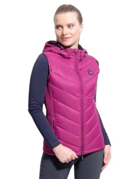 Chaleco plumón de samshield fucsia